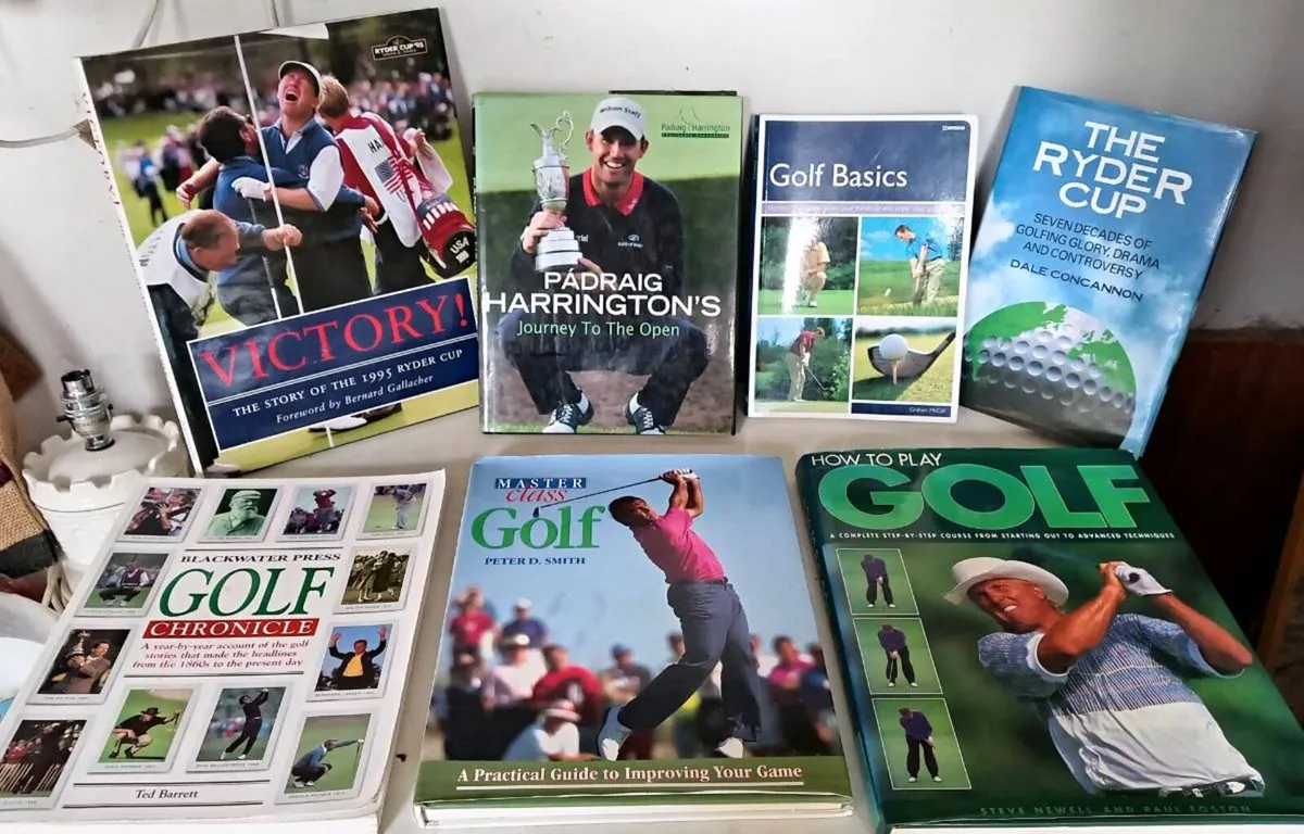 Joblot Seven Golf Books - Image 1