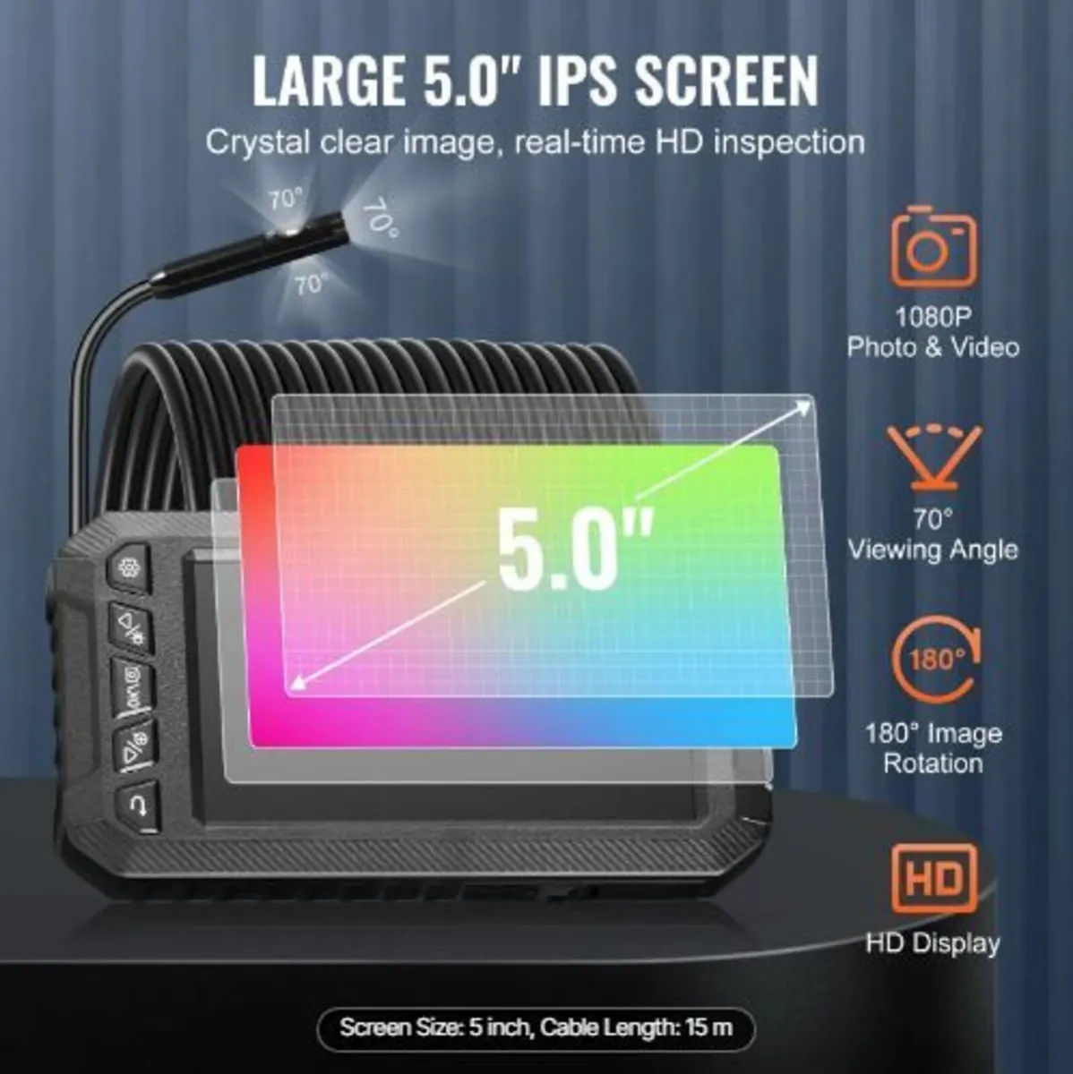 Endoscope Camera with Lights Triple Lens - Image 4