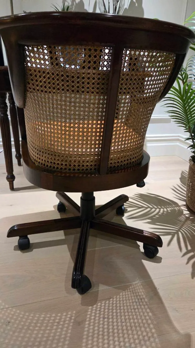 Mahogany office chair - Image 2
