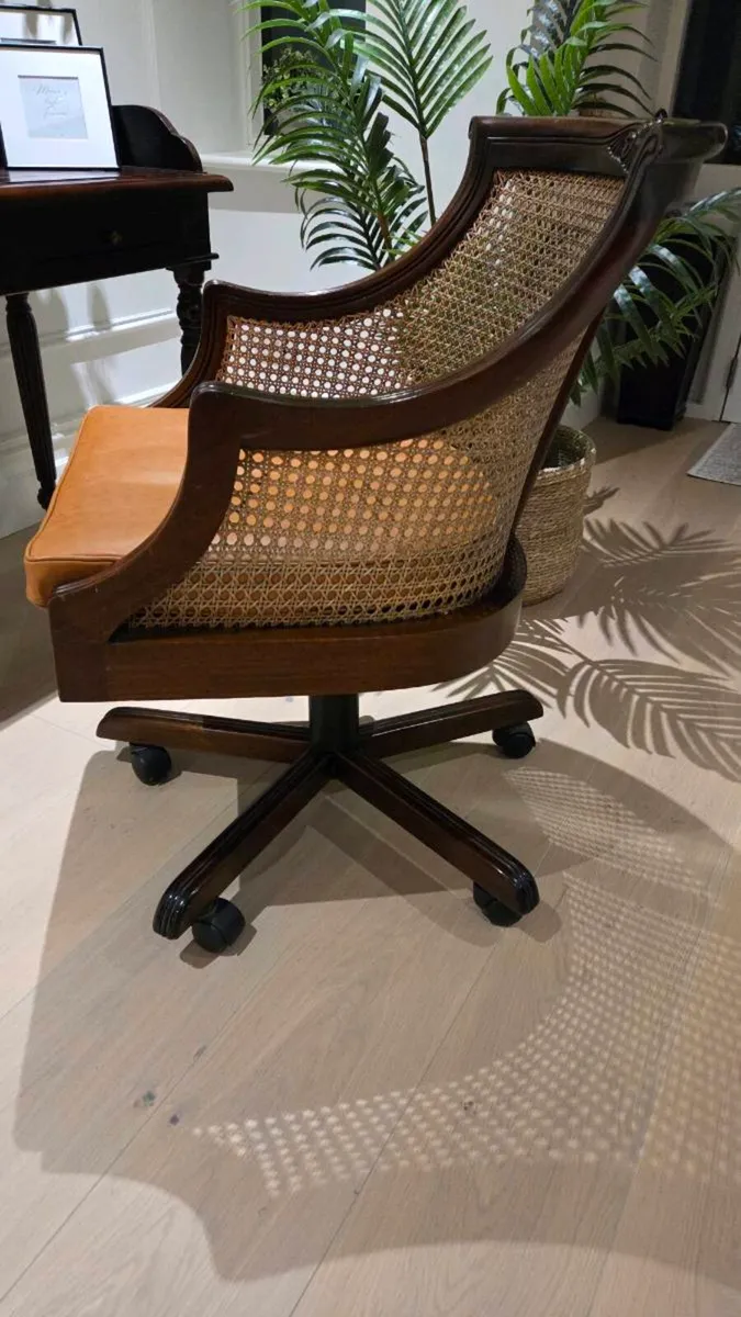 Mahogany office chair - Image 3