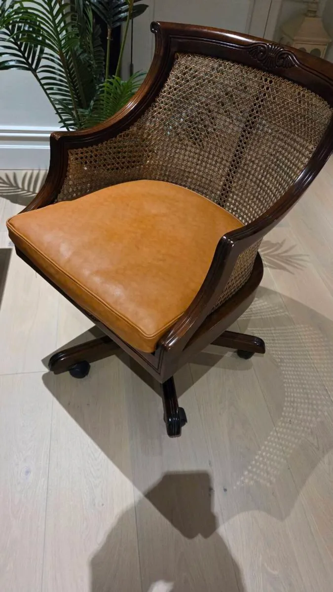 Mahogany office chair - Image 4