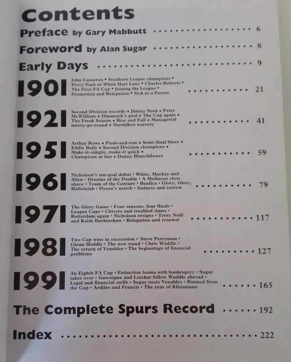 Tottenham Hotspur Illustrated History Book - Image 2
