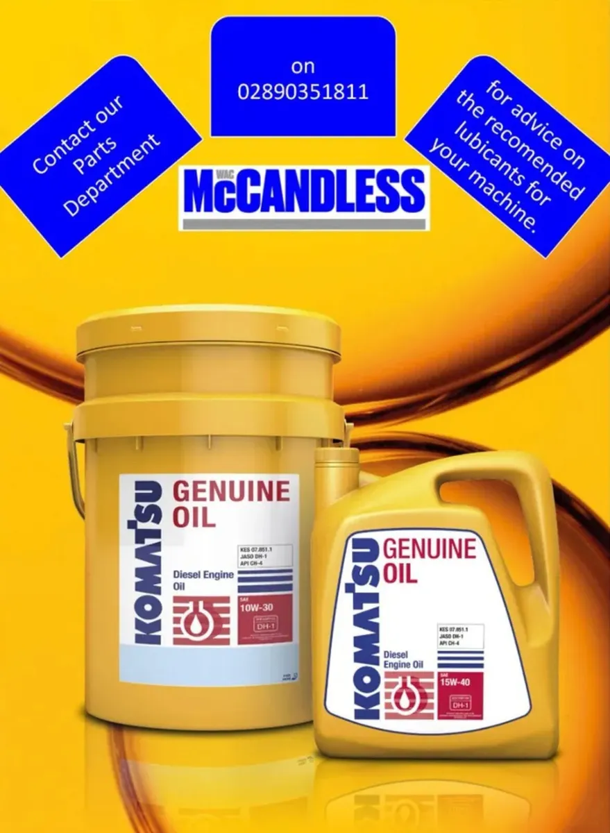 Genuine Komatsu Lubricants
