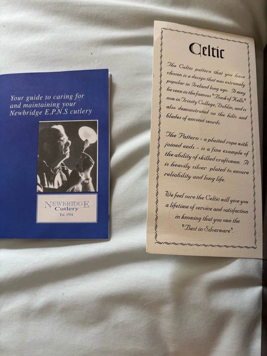 SILVER PLATED 24 PIECE CUTLERY SET - Image 3