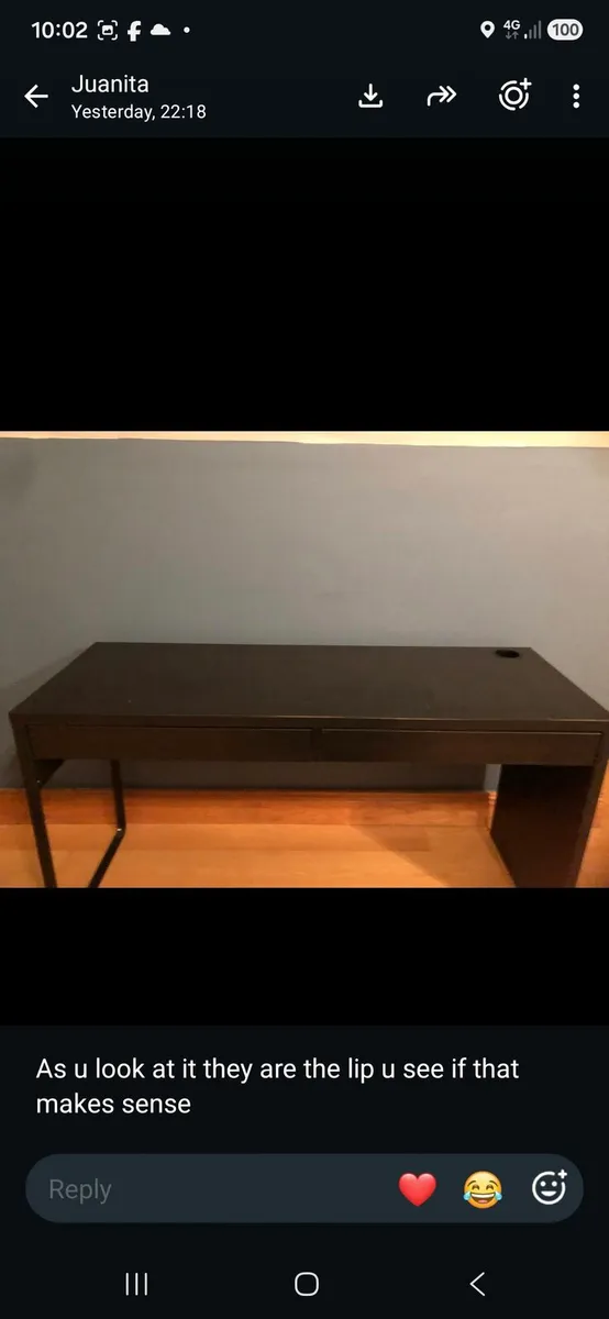 Office table and chair - Image 2