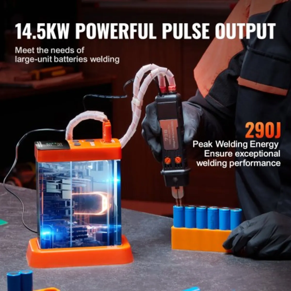 Battery Spot Welder, 14.5KW Capacitor Energy Stora - Image 2