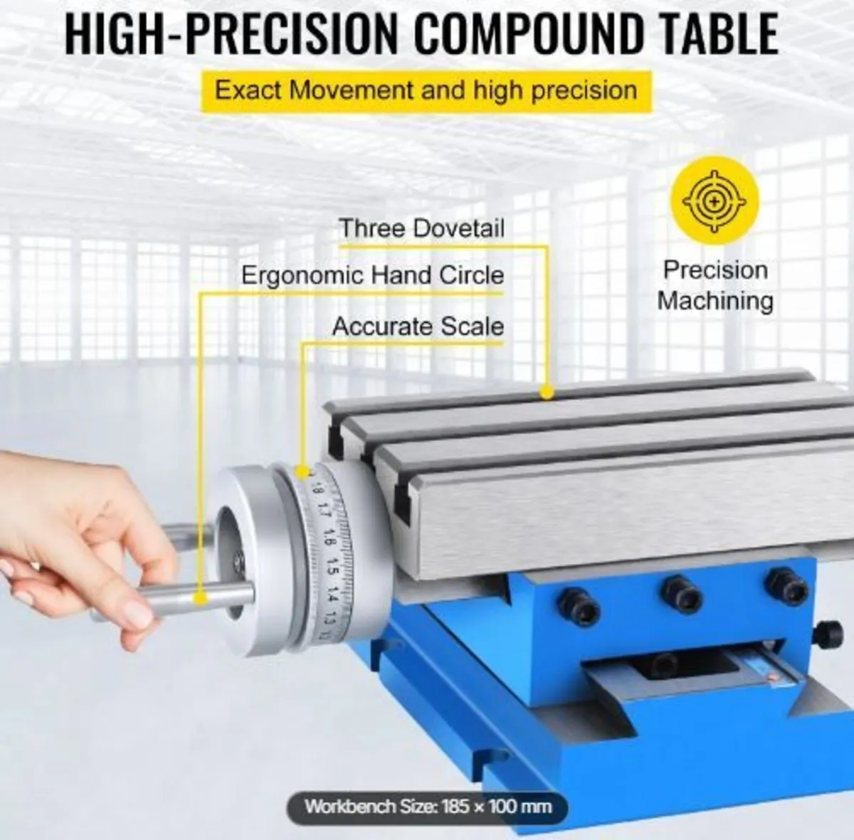 Milling Machine Worktable Cross Slide Table - Image 1