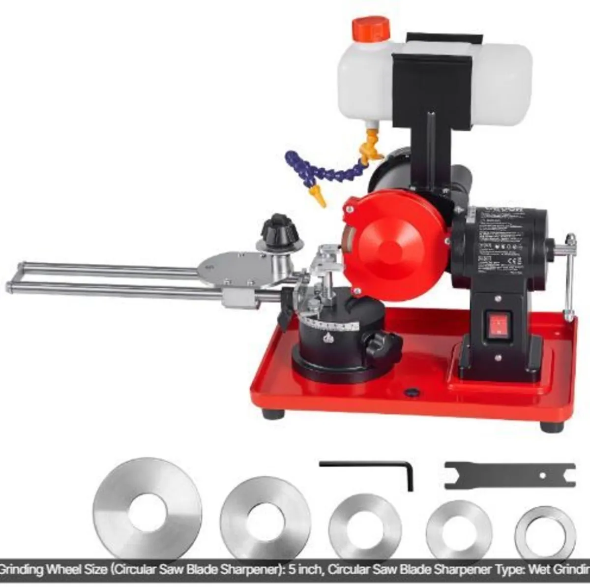 Circular Saw Blade Sharpener with Water Tank - Image 1