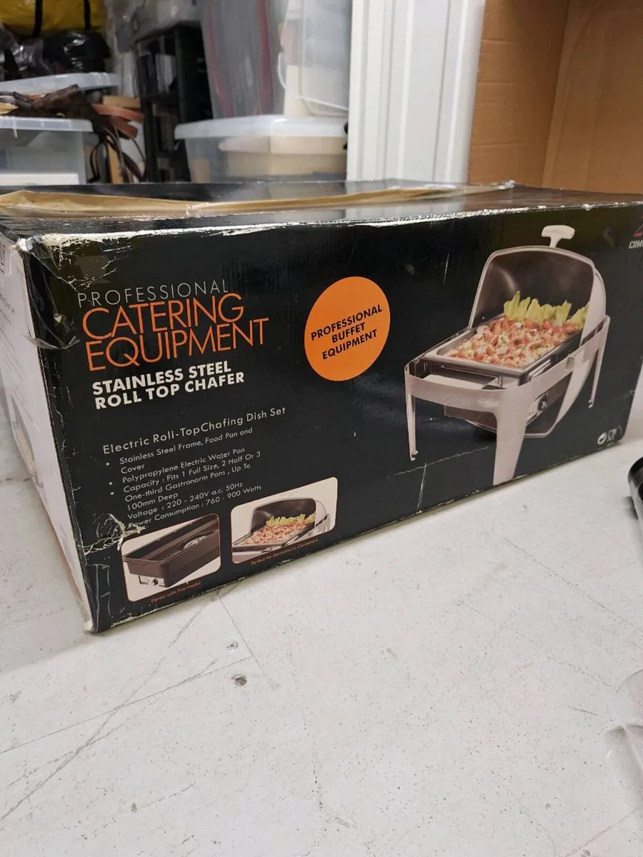 NEW Sunnex Electric Roll Top Chafing Dish / Buffet - Image 2
