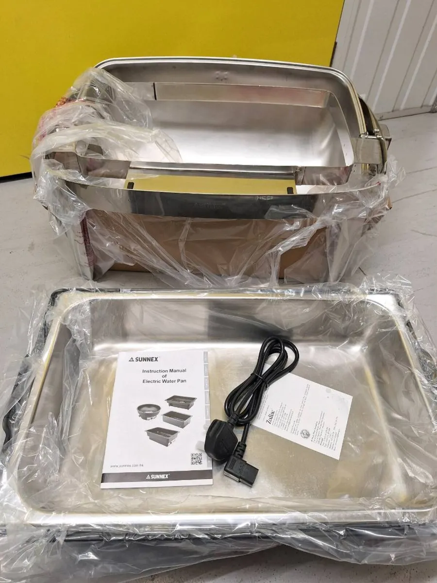 NEW Sunnex Electric Roll Top Chafing Dish / Buffet - Image 1