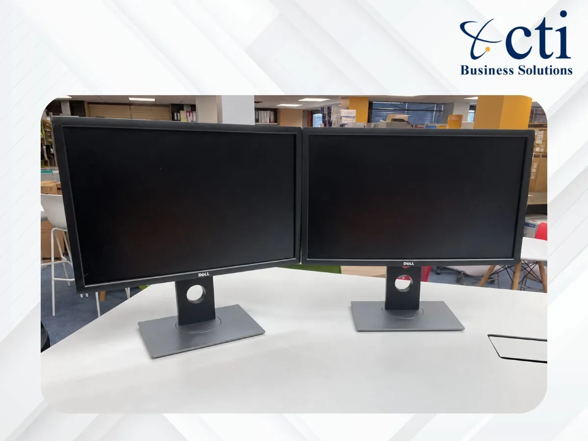 Dell 24" Dual Monitor Setups ~ Grade A - Image 1