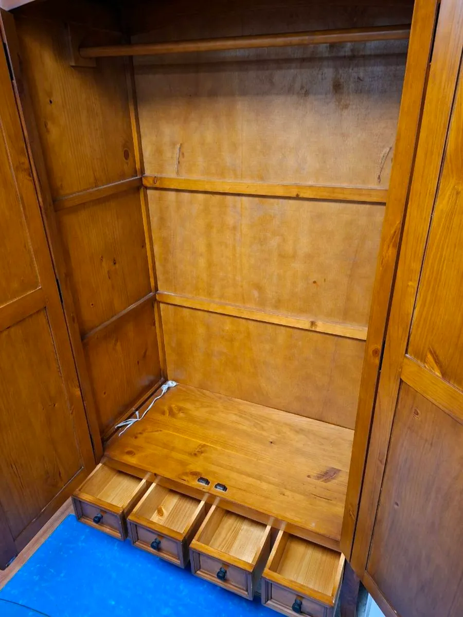 SOLID PINE WARDROBE - Image 2
