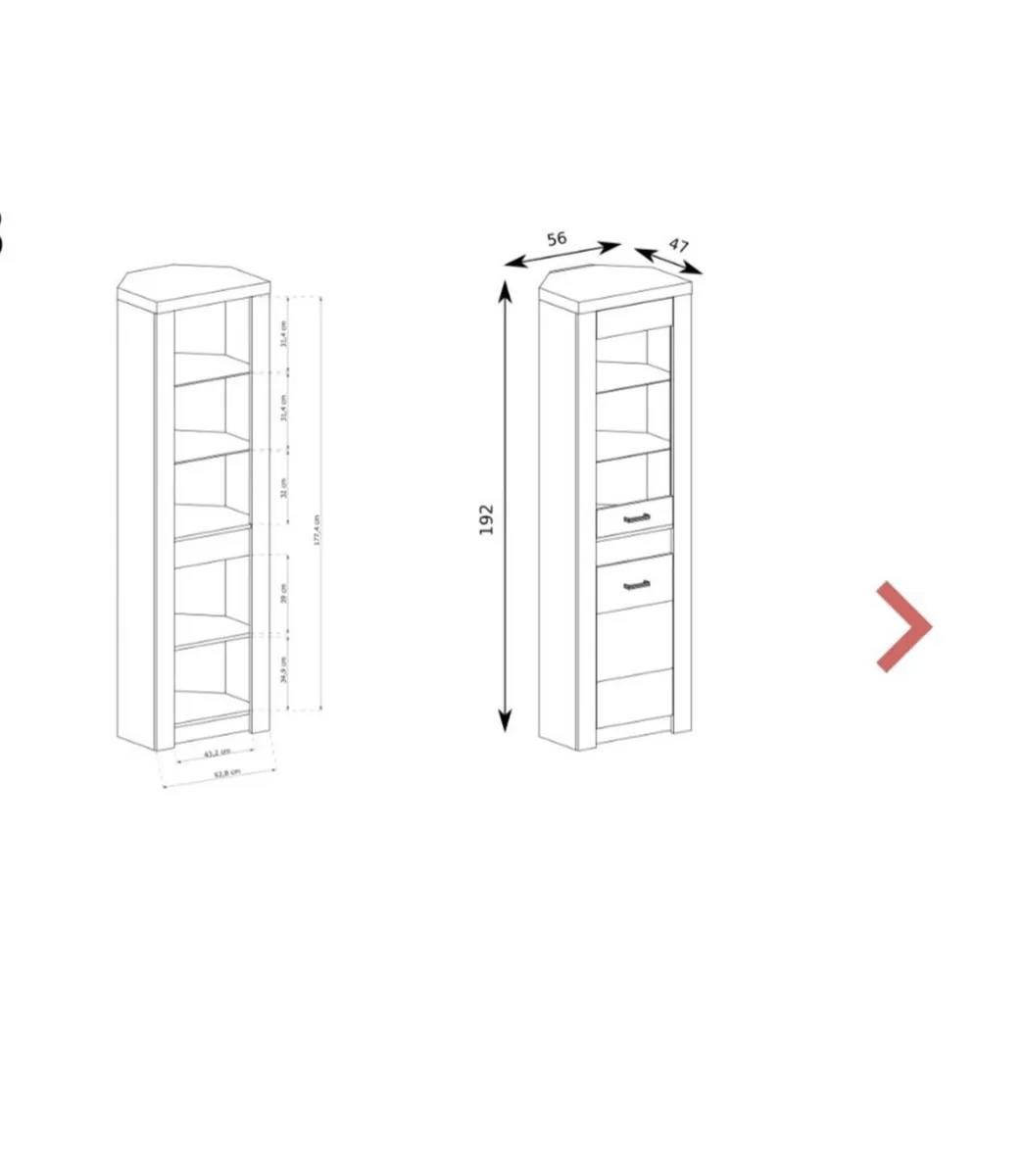Corner Drink cabinet - Image 2