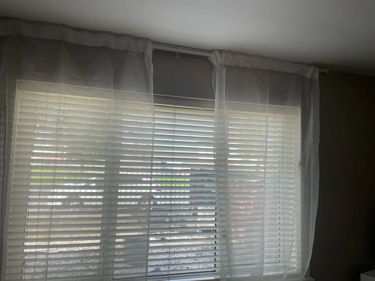 Ikea curtain and rail - Image 1