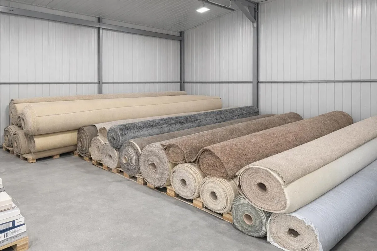 new felt back carpet