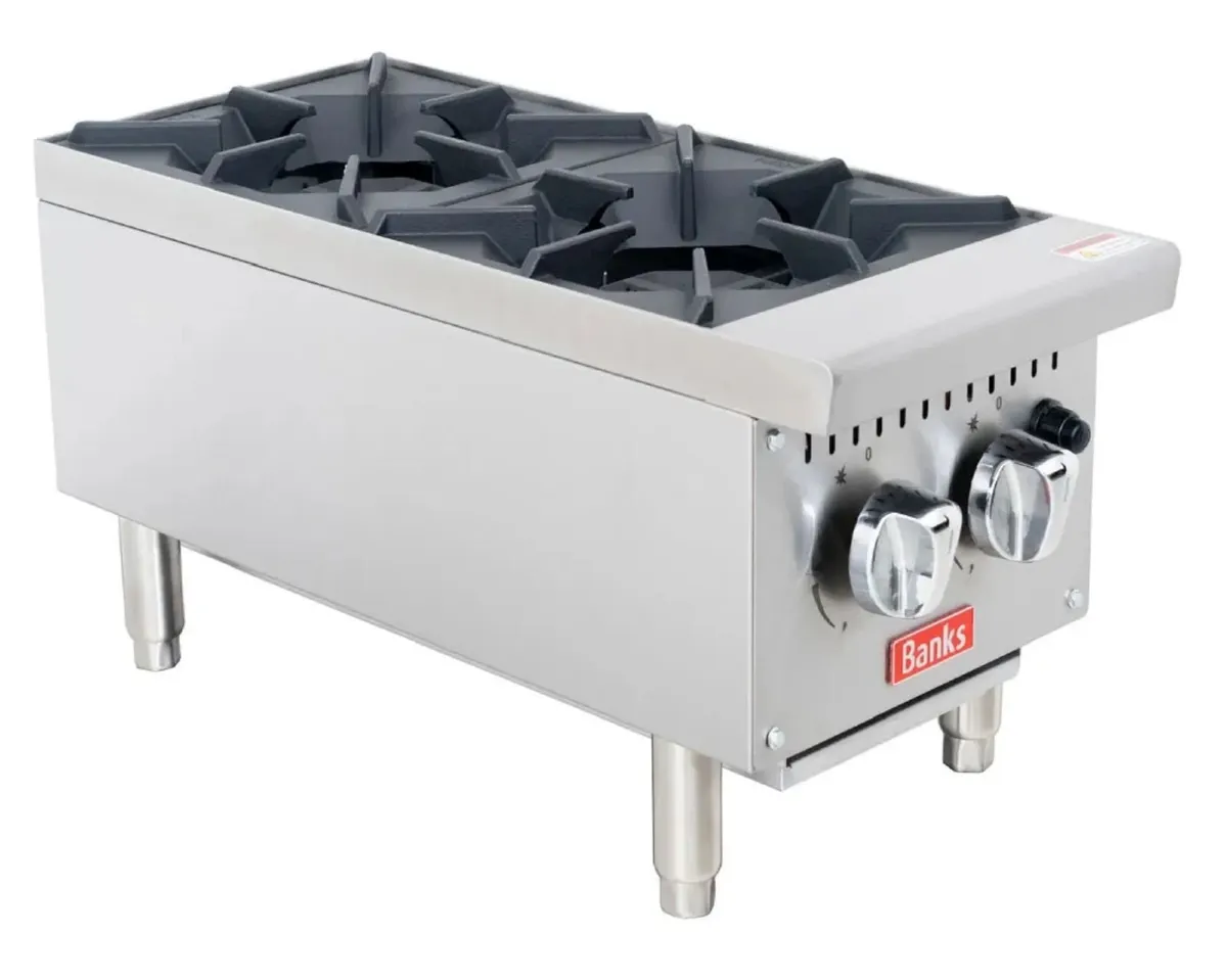 Banks B20H 2 Burner Hob B20HLPG - Ex VAT - Image 1