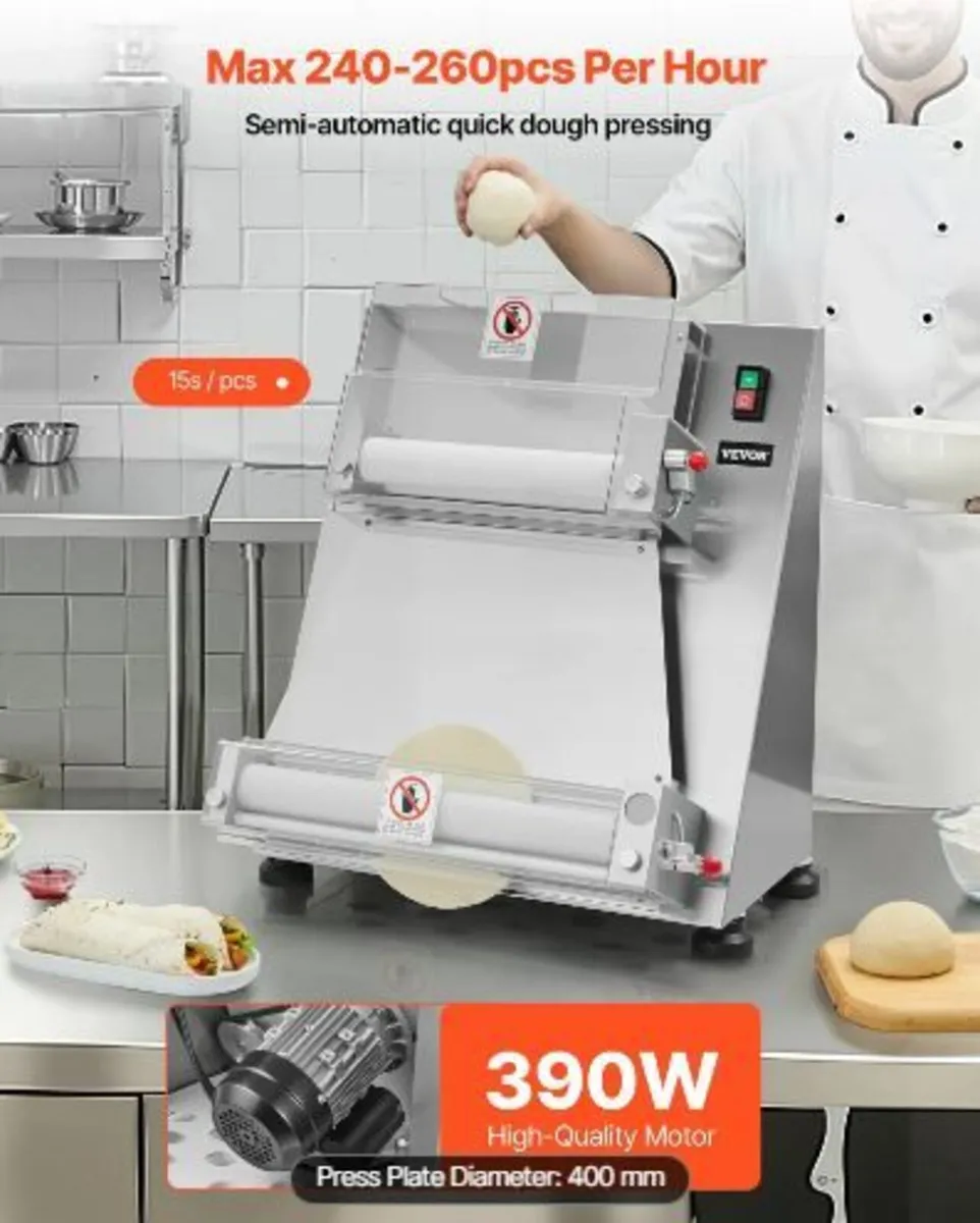 Pizza Dough Roller Sheeter, 3-16 Inch - Image 1