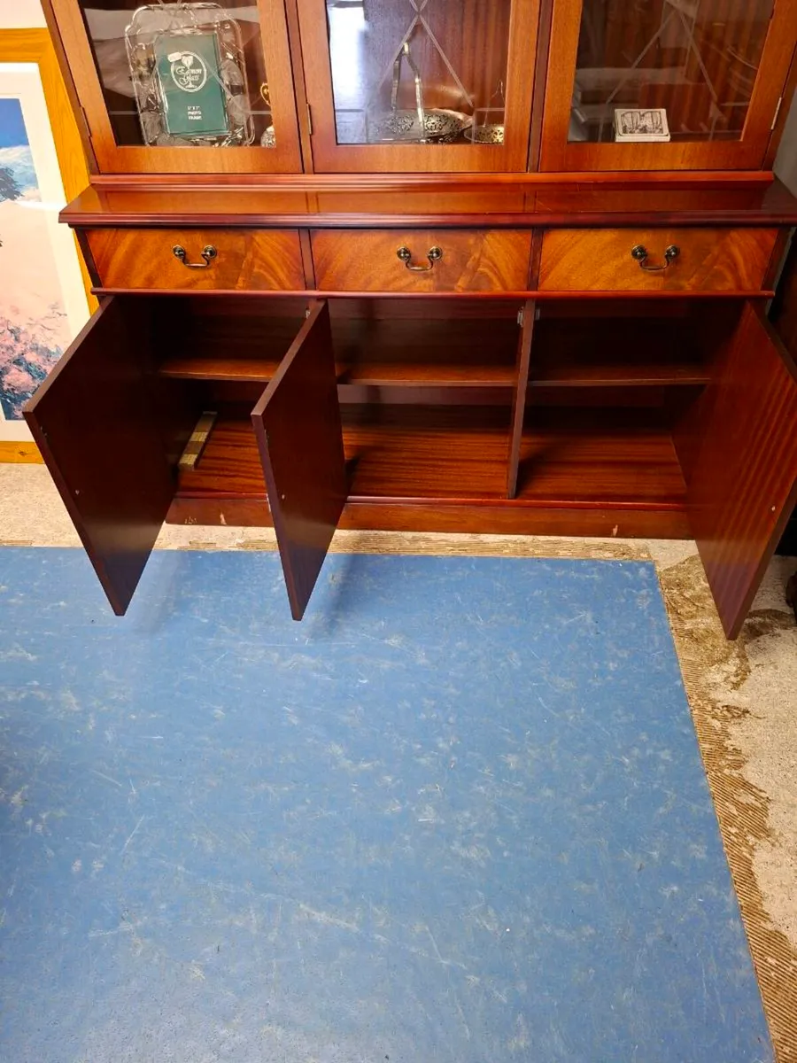 Glass Display Unit With Storage - Image 4