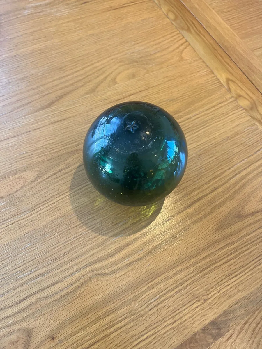 Antique Large Glass Fishing Float - Image 3