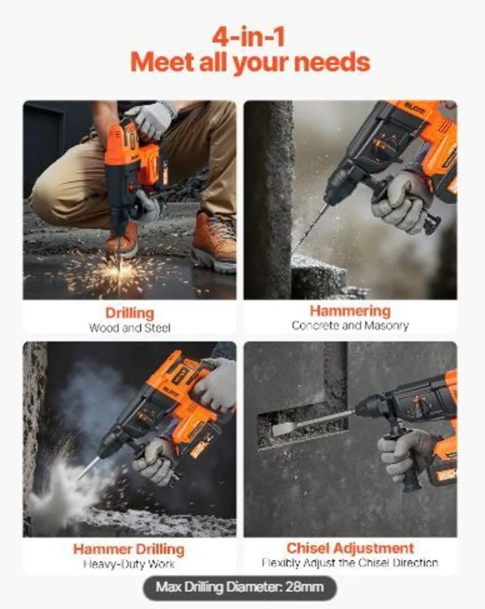 20V Brushless Cordless Hammer Drill - Image 2