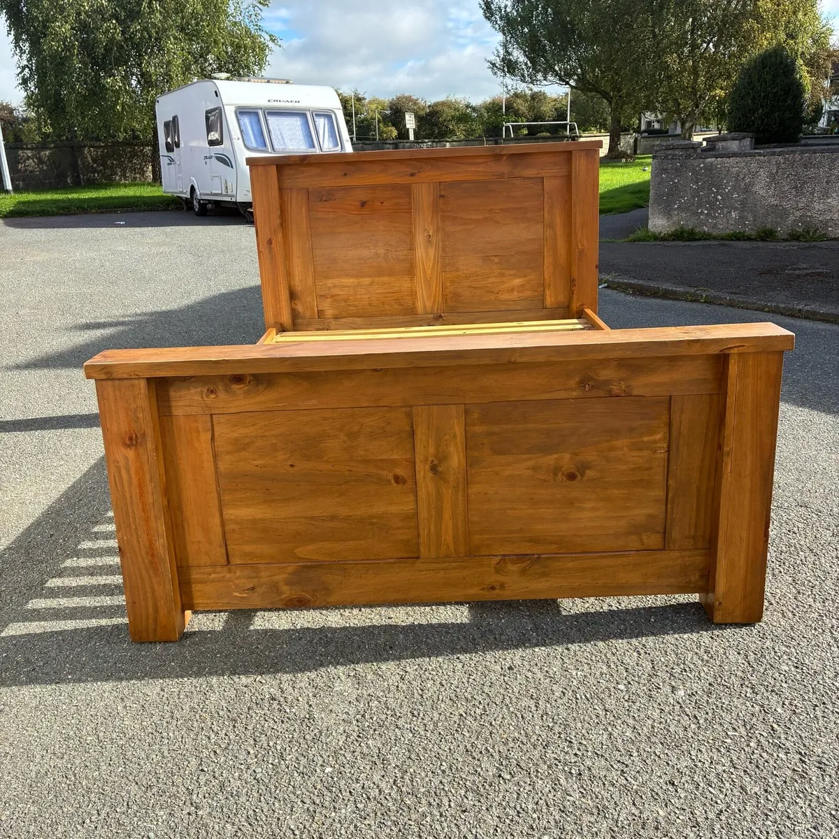 Fab! Solid Double bed Frame - No Mattress - Image 1