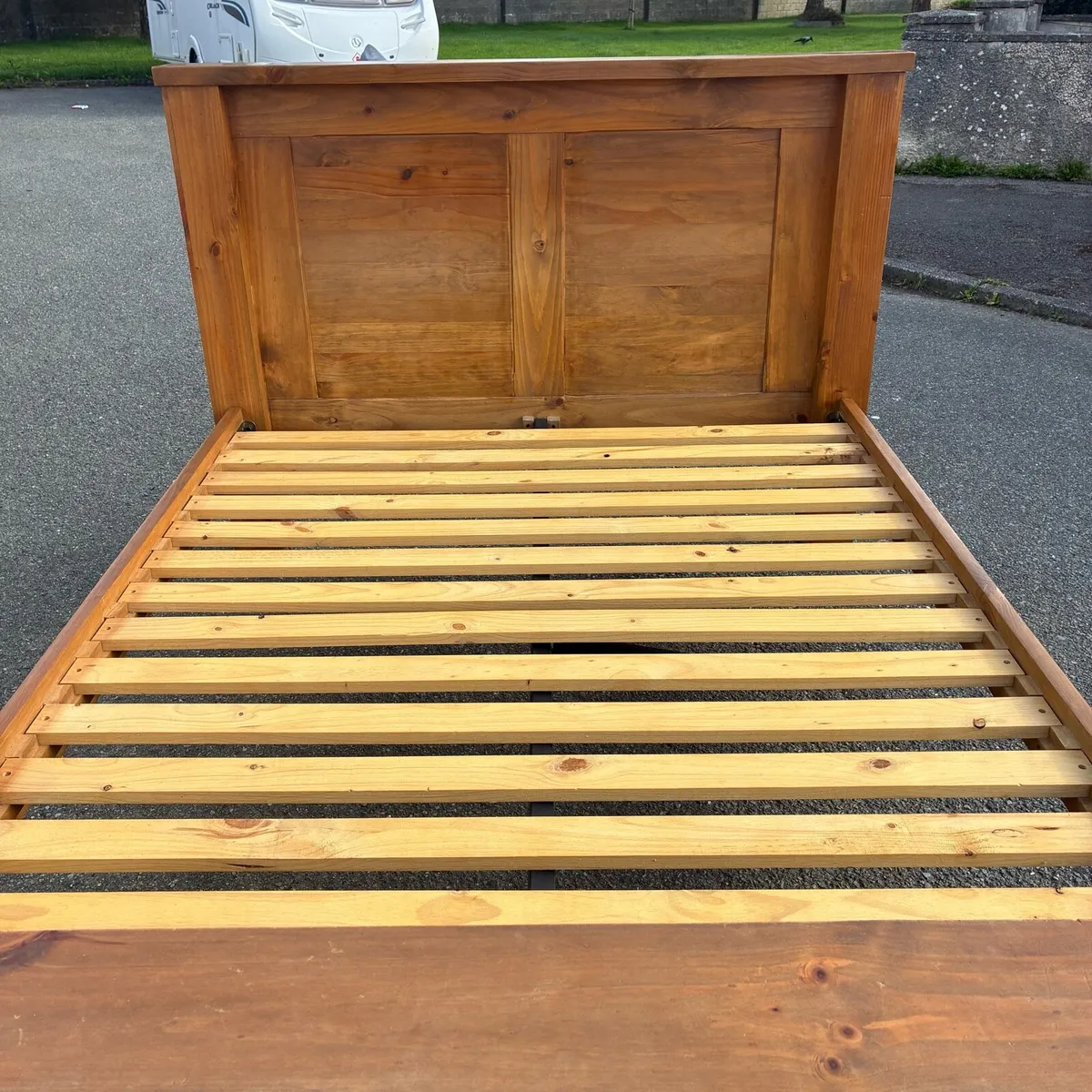 Fab! Solid Double bed Frame - No Mattress - Image 4