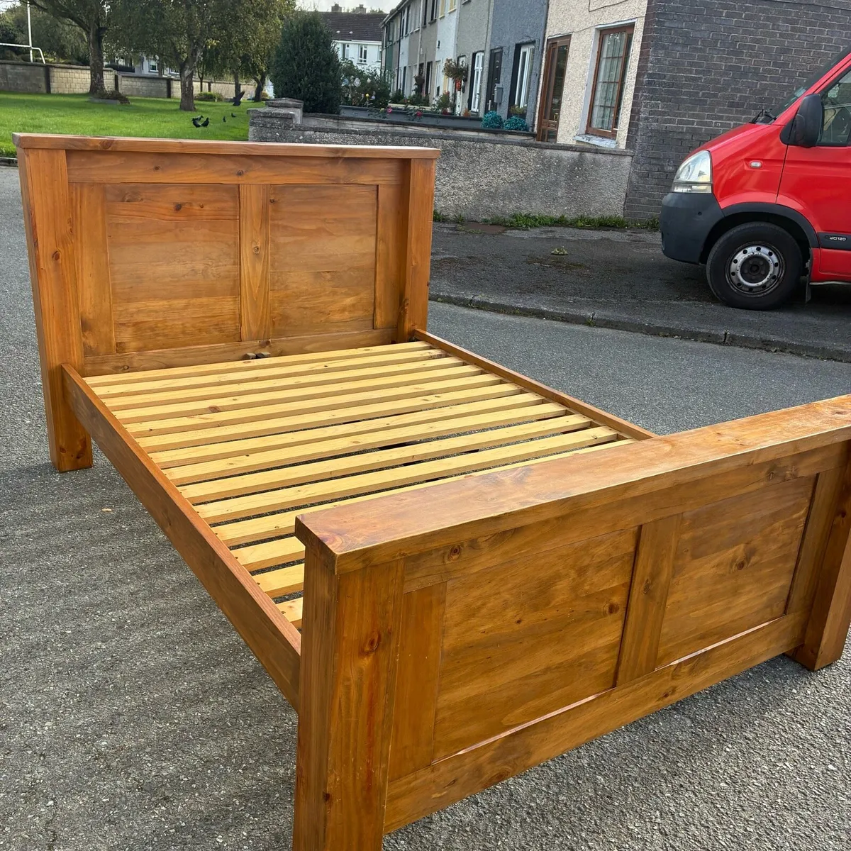 Fab! Solid Double bed Frame - No Mattress - Image 3