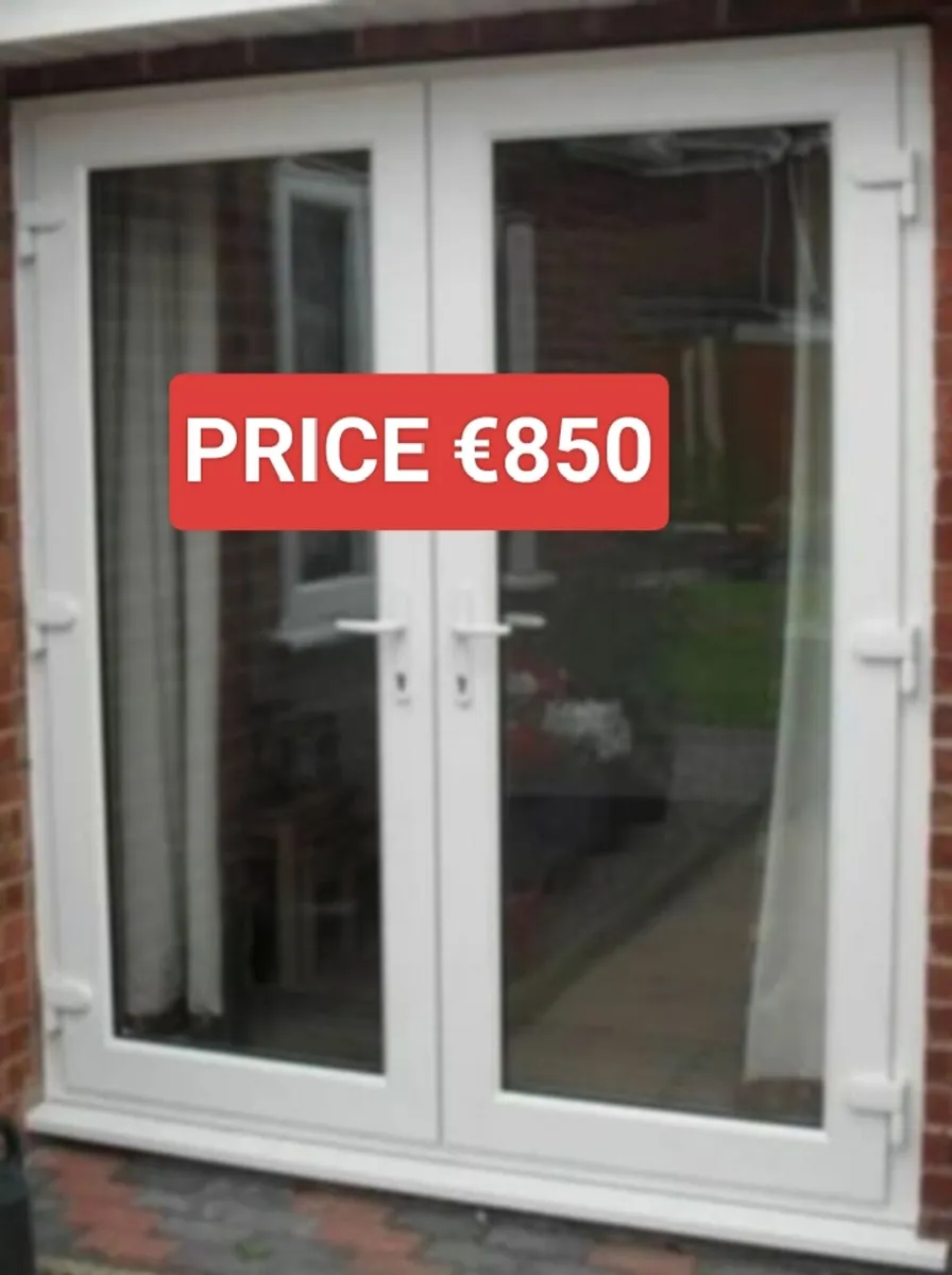 ✅ 5 WHITE FRENCH PATIO DOORS AVAILABLE ✅ - Image 1