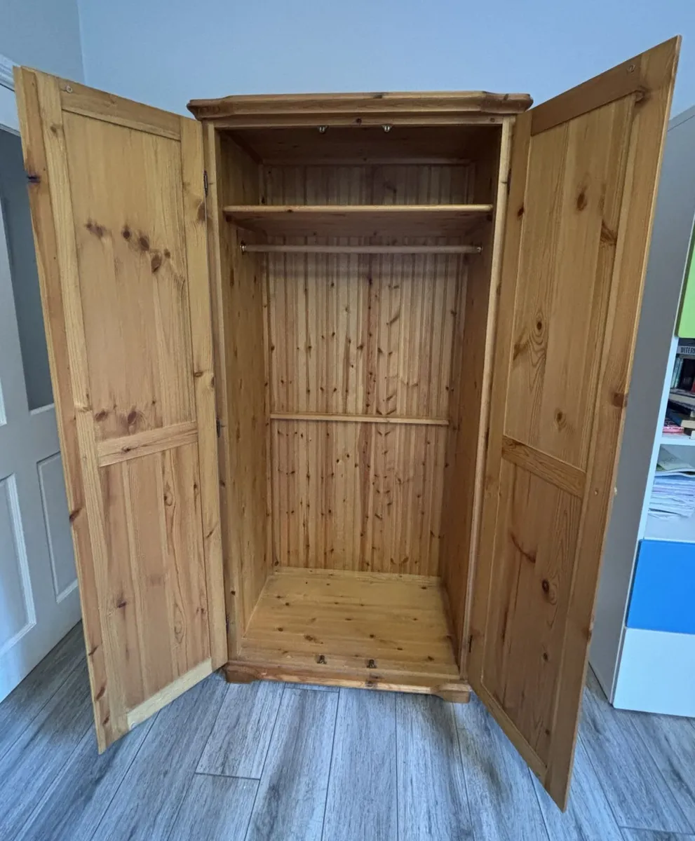 Solid Pine Wardrobe – €120 - Image 2