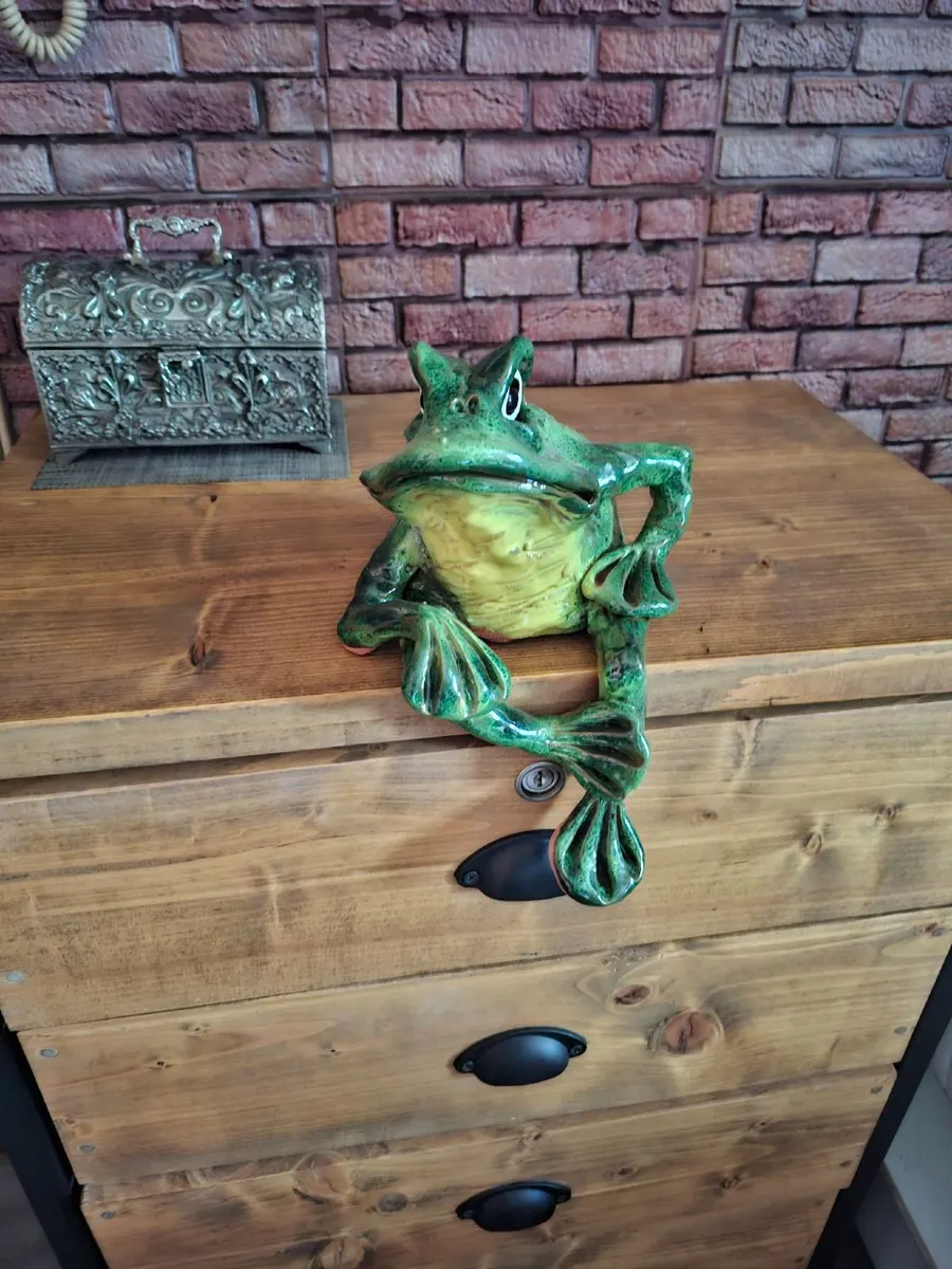 Big ceramic decorative frog (Brand New) - Image 4