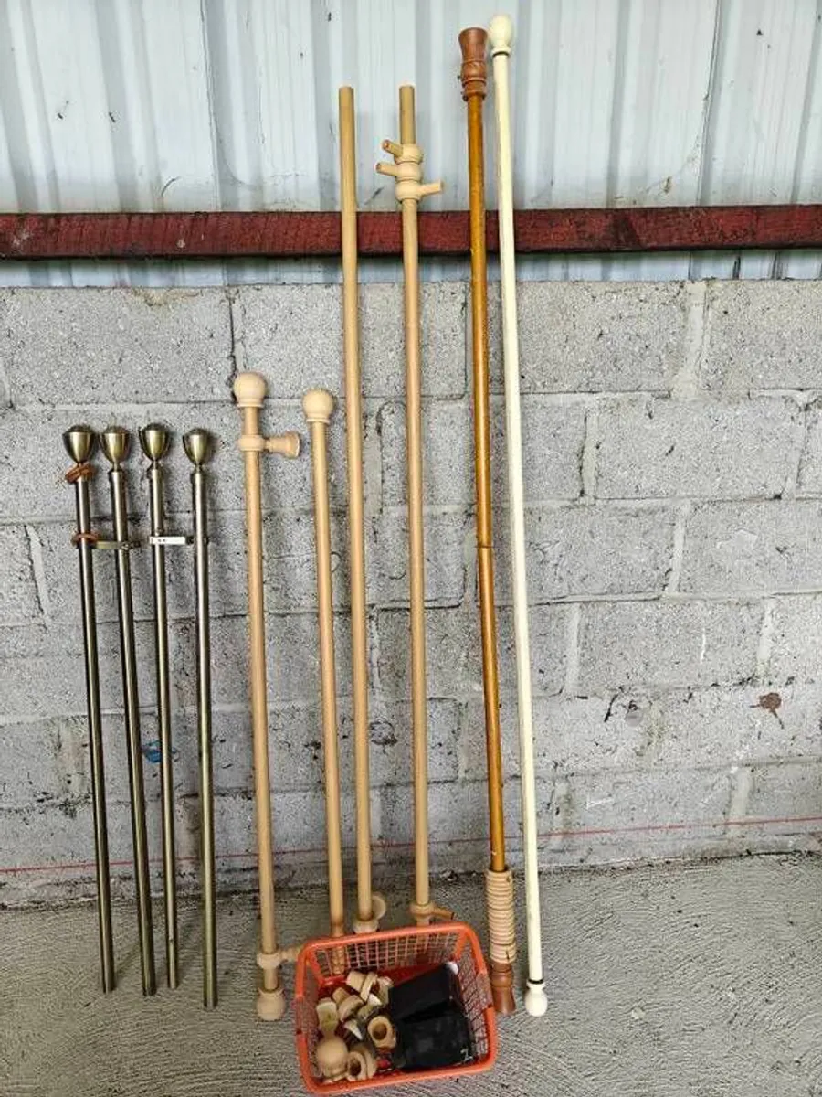 Curtain poles
