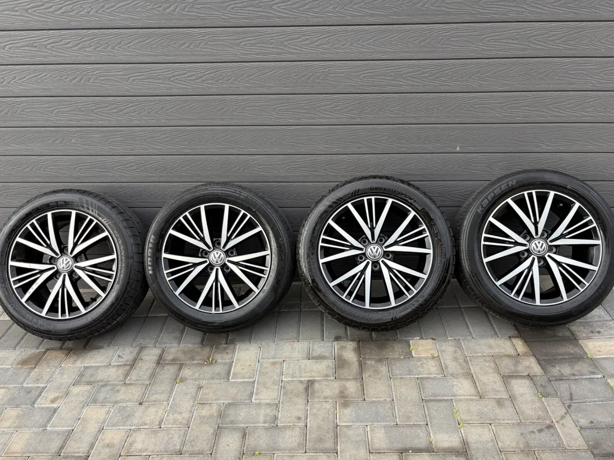 16” GENUINE VOLKSWAGEN GOLF ALLOY WHEELS & TYRES - Image 2