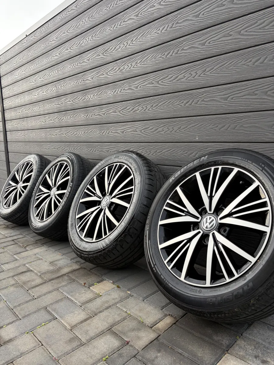 16” GENUINE VOLKSWAGEN GOLF ALLOY WHEELS & TYRES - Image 1