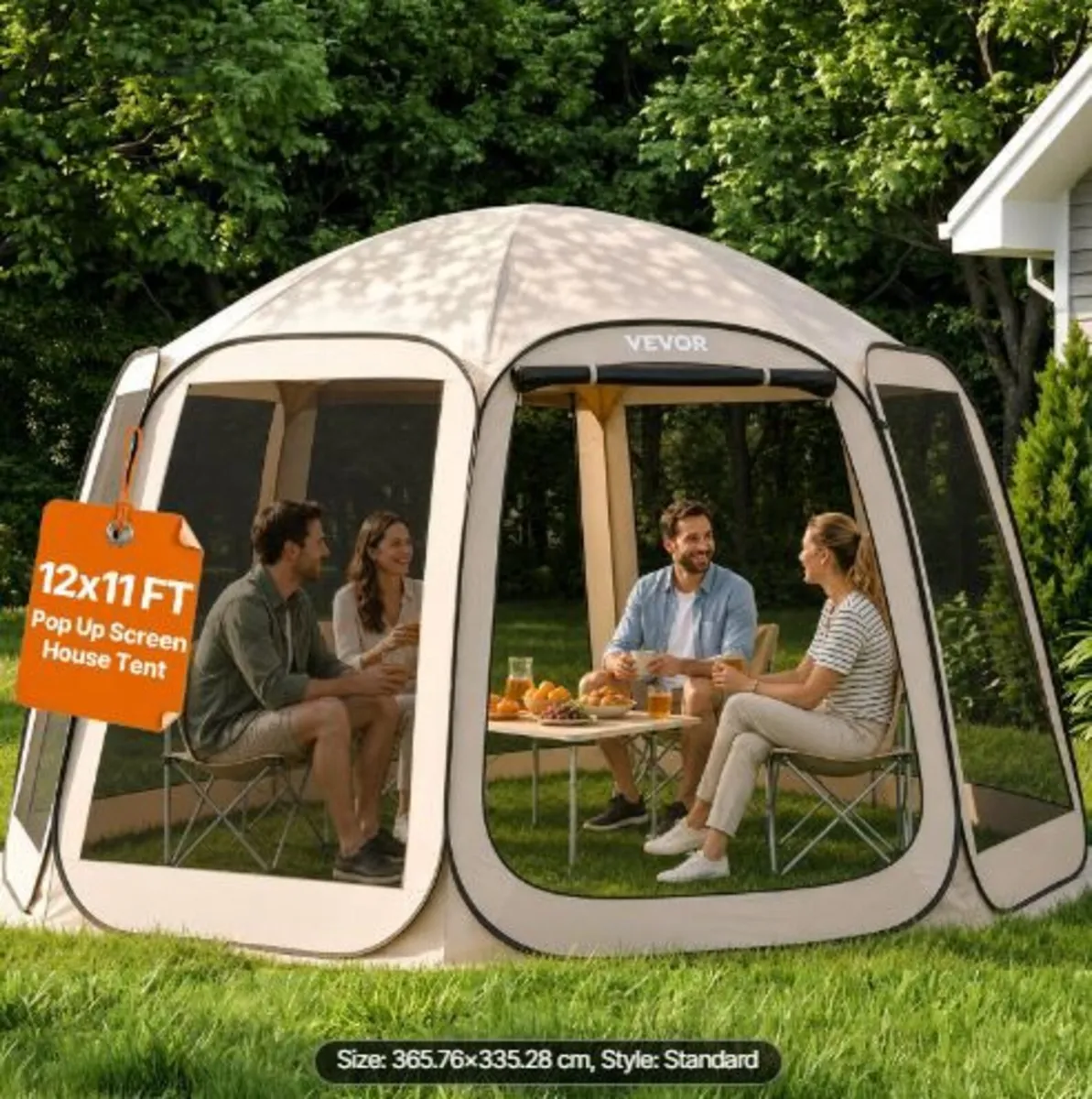 Screen House Tent, 3660 x 3380 x 2300 mm - Image 4