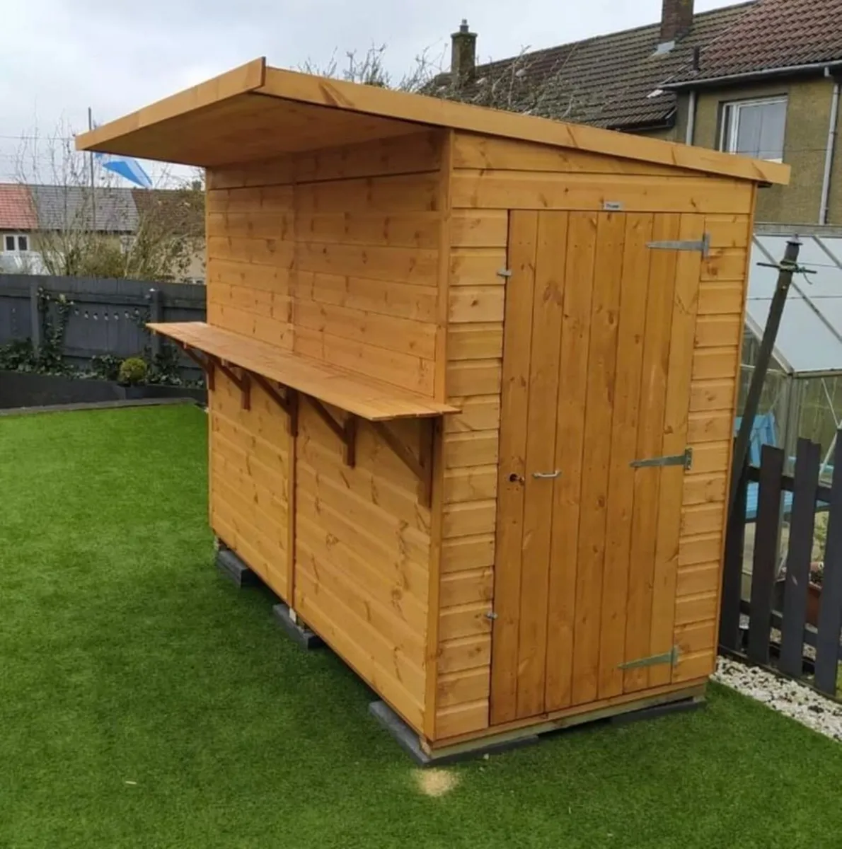 SALE On🍻 10x4 Timber Garden Pub Bar Coffee Shed - Image 4