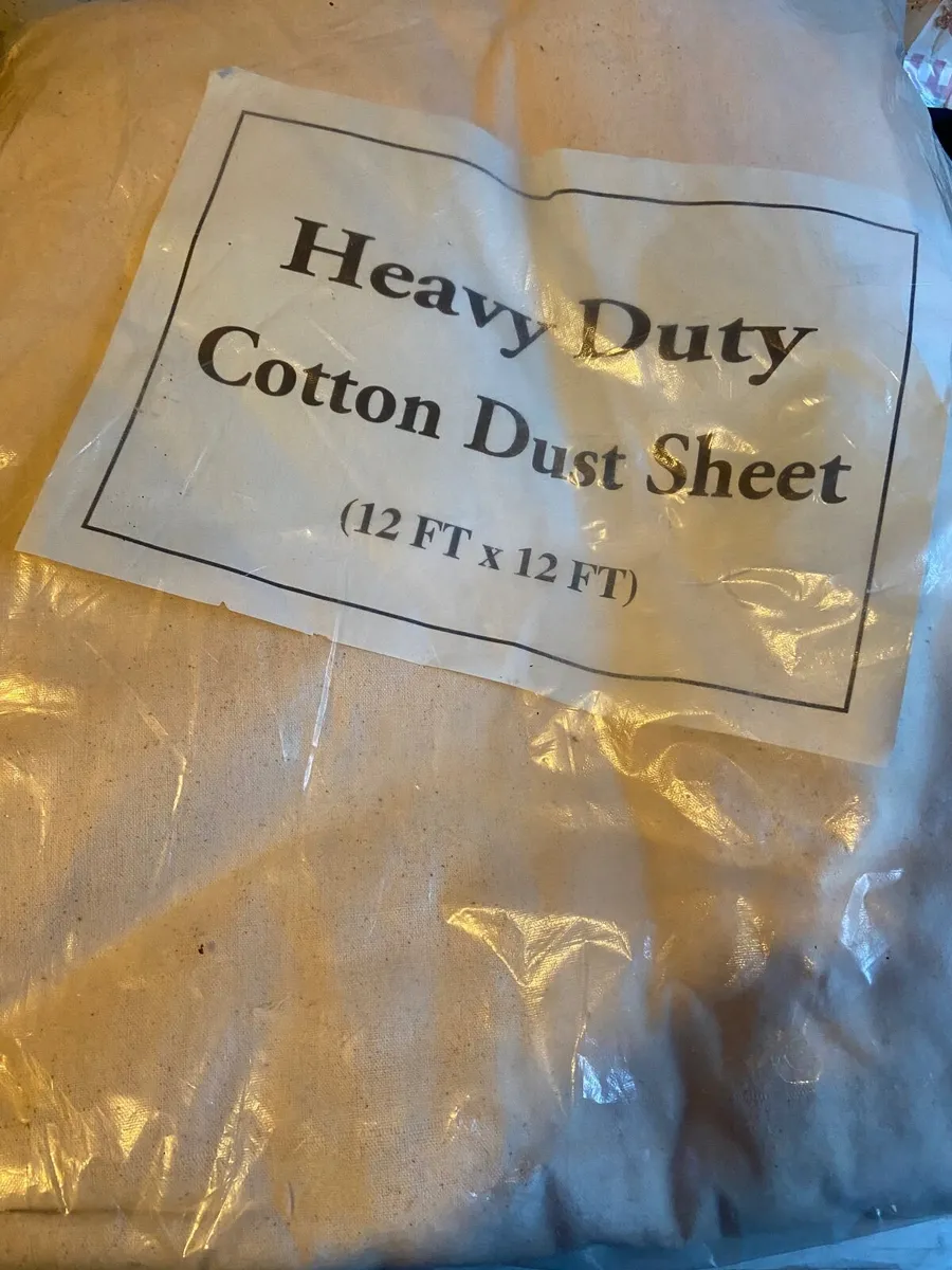 12 x 12 heavy duty Dust sheets - Image 2