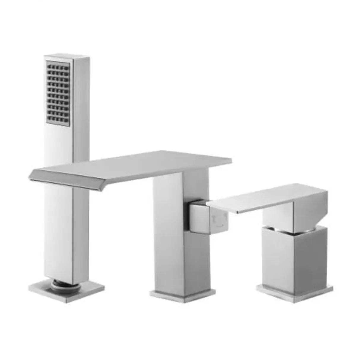 Roman Tub Faucet, 3 Hole Waterfall Bathtub Faucet, - Image 1