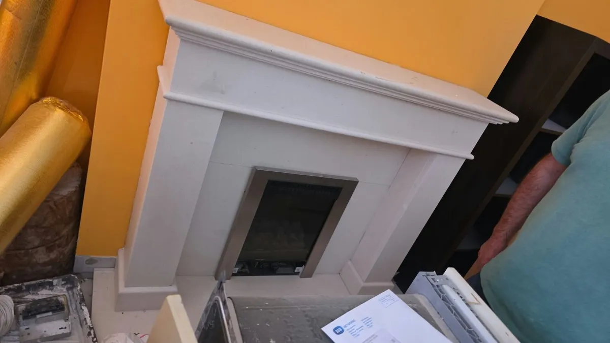 Fireplace granite