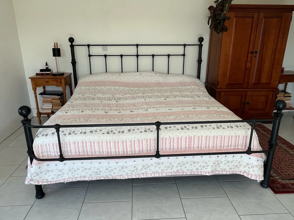 Super King Iron Bed Frame - Image 1
