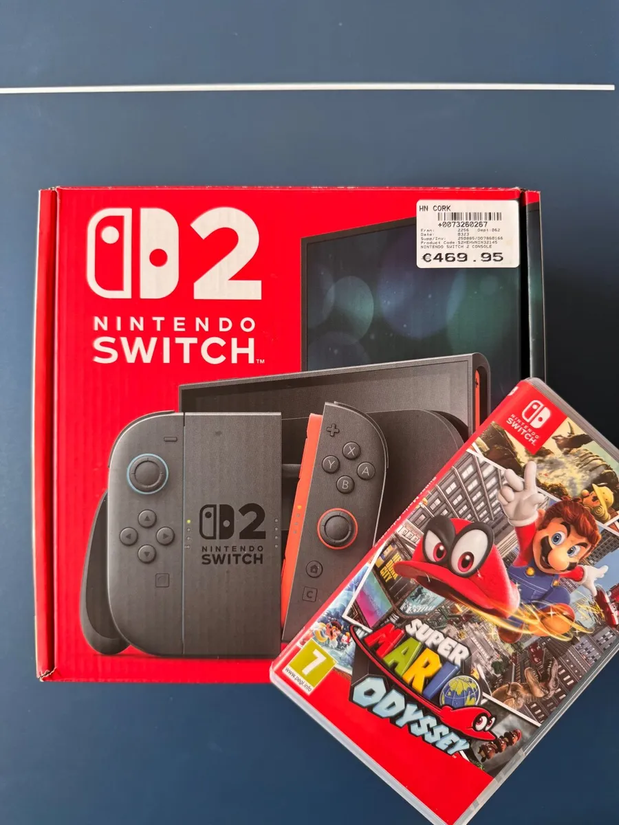 Nintendo Switch 2 (inc. game, case, screen protect - Image 1