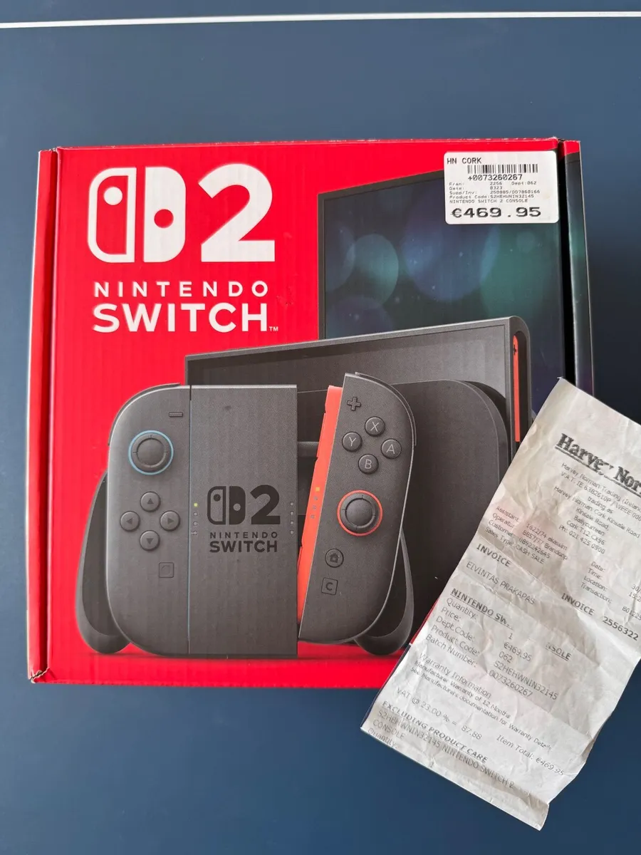 Nintendo Switch 2 (inc. game, case, screen protect - Image 3