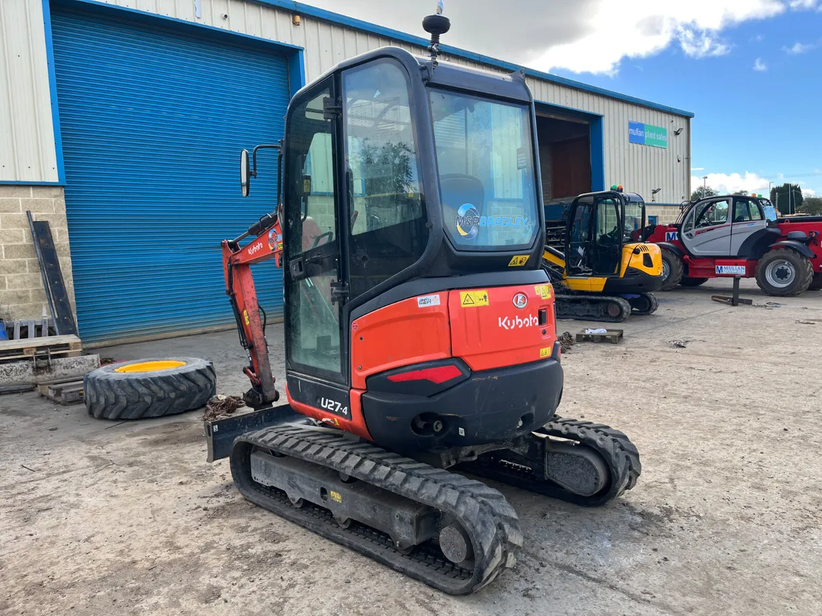 2020 Kubota U27-4 Only 3755Hrs - MULLANS - Image 4