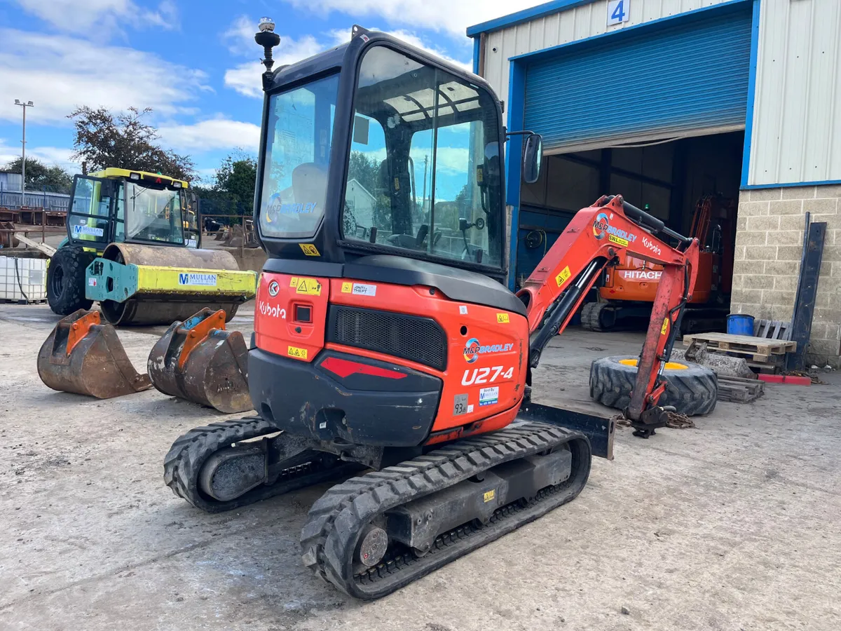 2020 Kubota U27-4 Only 3755Hrs - MULLANS - Image 3