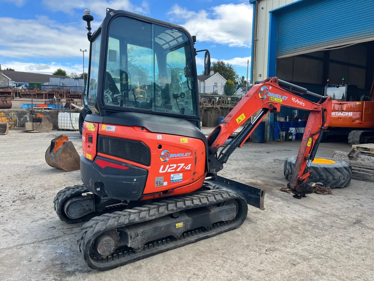 2020 Kubota U27-4 Only 3755Hrs - MULLANS - Image 2