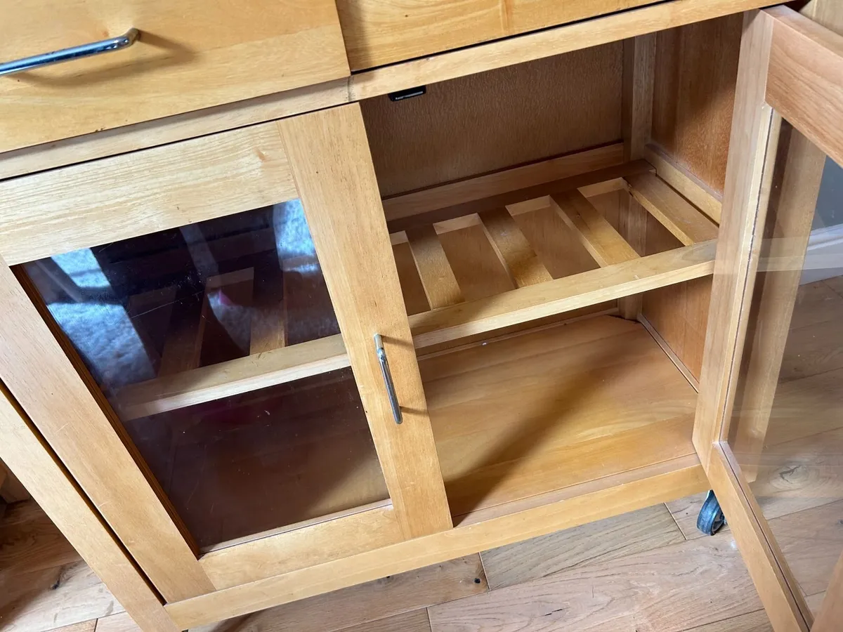 Wooden cabinet / trolley - Image 1
