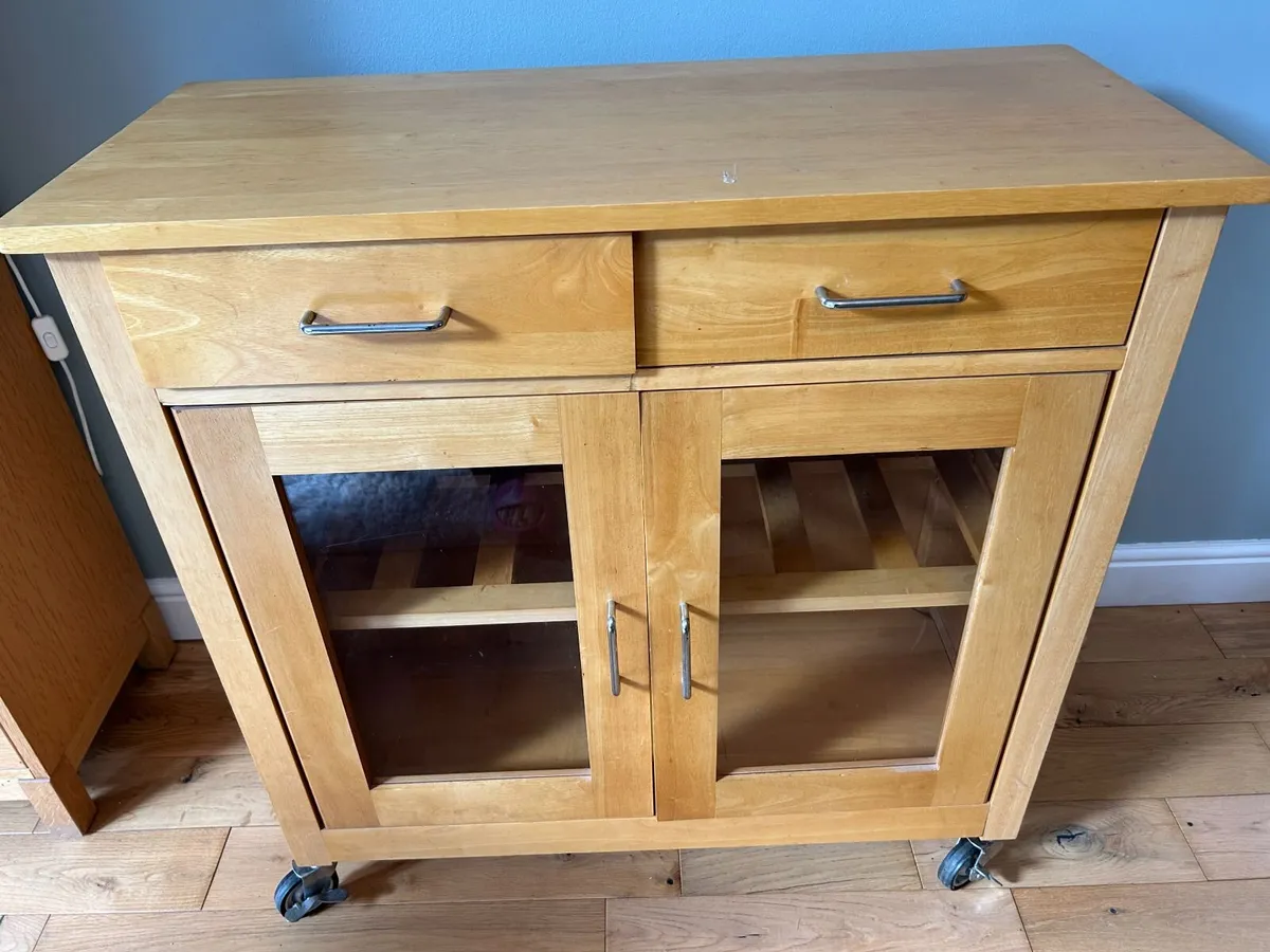 Wooden cabinet / trolley - Image 3