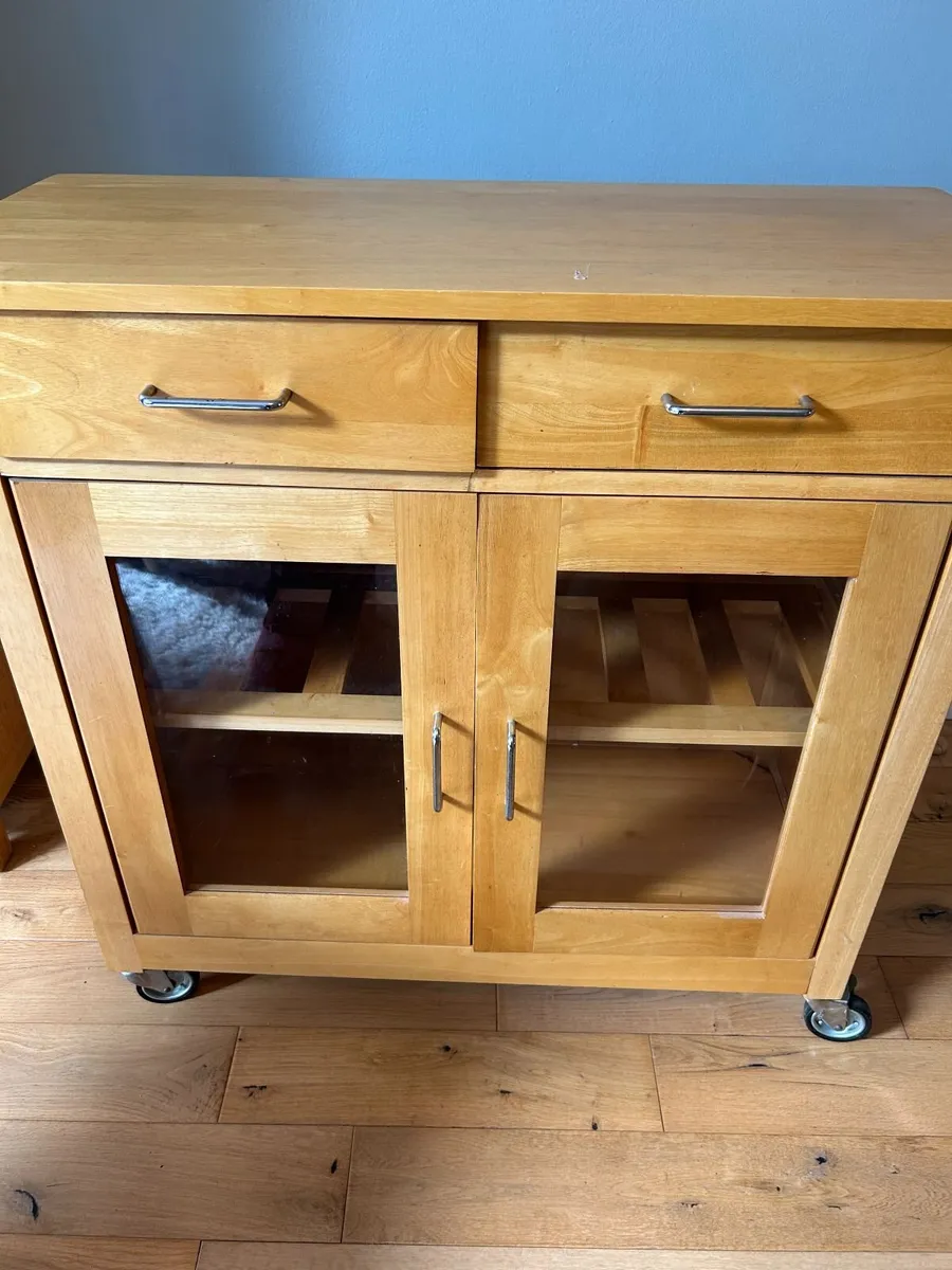 Wooden cabinet / trolley - Image 4