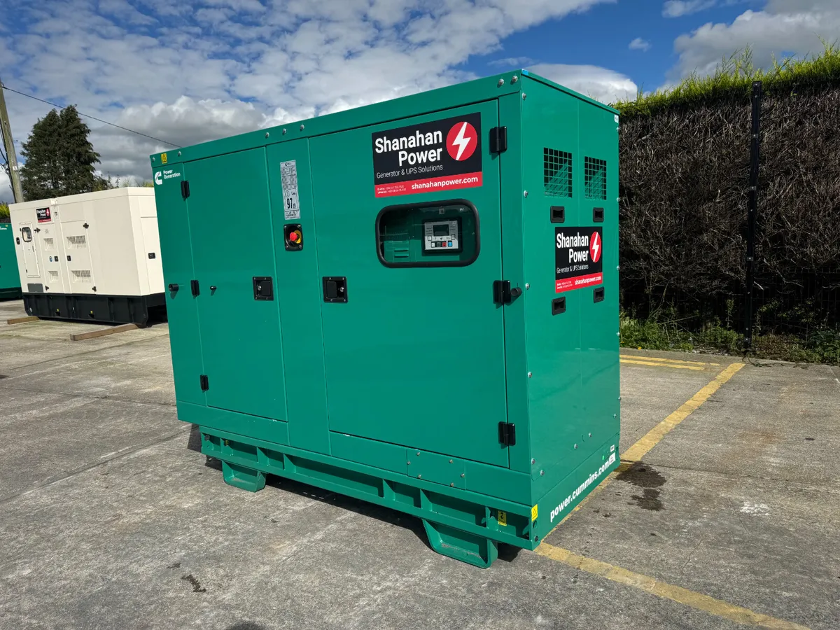 New Cummins 36kVA Single Phase Diesel Generator - Image 1