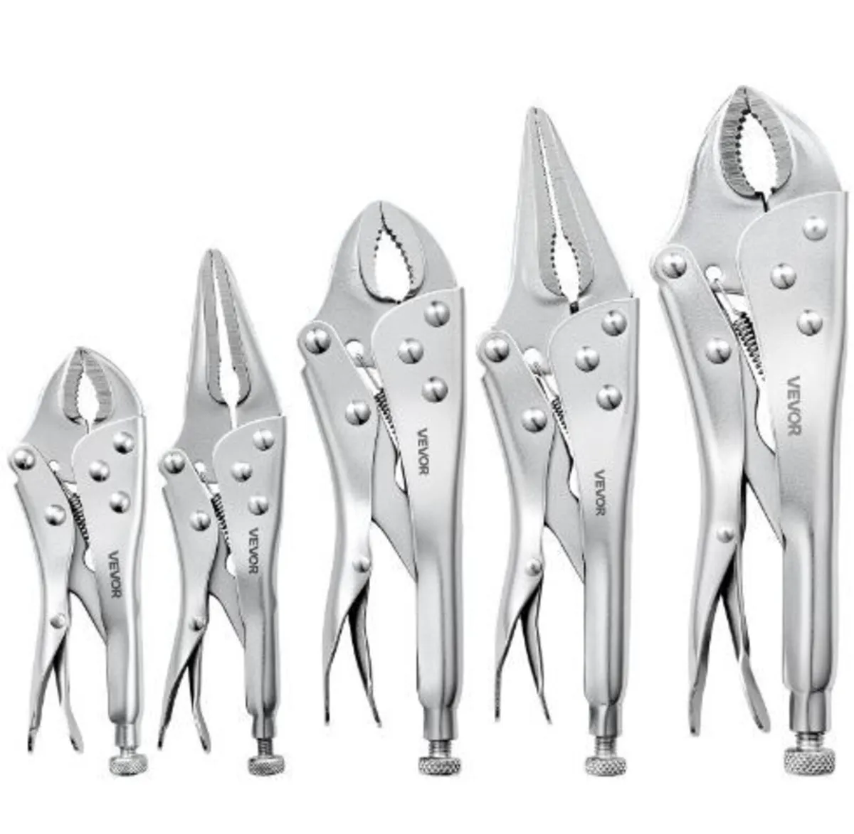 Locking Pliers Set 5-Piece Pliers Tool Set - Image 4