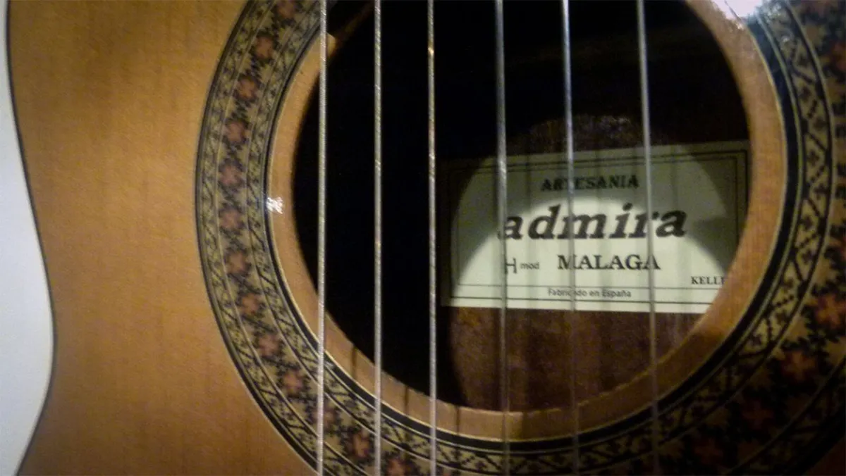 Spanish Guitar Admira Malaga as NEW - Image 3